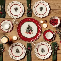 Weihnachtsgeschirrset aus Porzellan – Festliche Feiertagsgeschirrkollektion