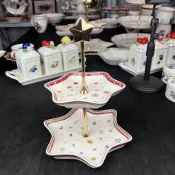 Weihnachtsgeschirrset aus Porzellan – Festliche Feiertagsgeschirrkollektion