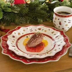 Weihnachtsgeschirrset aus Porzellan – Festliche Feiertagsgeschirrkollektion