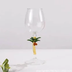 Weihnachtskelch-Set aus Glas – Festliches Cocktail-Trinkgeschirr zum Verschenken