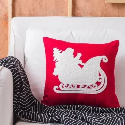 Weihnachtskissenbezüge mit Schneeflocken und Elchmotiv – Festliche dekorative Kissenbezüge