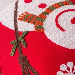 Weihnachtskissenbezüge mit Schneeflocken und Elchmotiv – Festliche dekorative Kissenbezüge