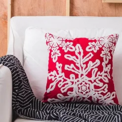 Weihnachtskissenbezüge mit Schneeflocken und Elchmotiv – Festliche dekorative Kissenbezüge