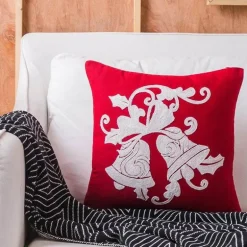 Weihnachtskissenbezüge mit Schneeflocken und Elchmotiv – Festliche dekorative Kissenbezüge