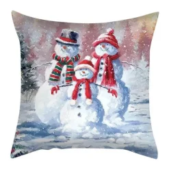 Weihnachtskissenbezug-Set – Festliche Sofadekoration