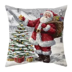 Weihnachtskissenbezug-Set – Festliche Sofadekoration