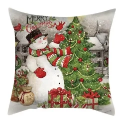 Weihnachtskissenbezug-Set – Festliche Sofadekoration