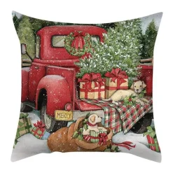 Weihnachtskissenbezug-Set – Festliche Sofadekoration