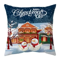Weihnachtskissenbezug-Set – Festliche Sofadekoration