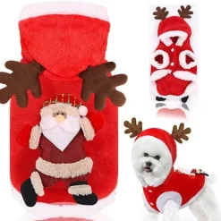 Weihnachtsmann-Hundekostüm – Feiertags-Haustier-Outfit