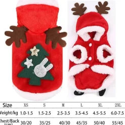 Weihnachtsmann-Hundekostüm – Feiertags-Haustier-Outfit