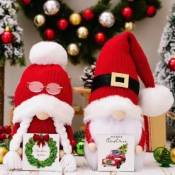 Weihnachtsmann-inspirierte Gnomenpuppe – Bezaubernde Weihnachtsdekoration