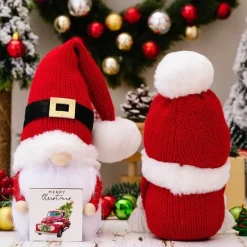 Weihnachtsmann-inspirierte Gnomenpuppe – Bezaubernde Weihnachtsdekoration