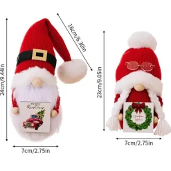 Weihnachtsmann-inspirierte Gnomenpuppe – Bezaubernde Weihnachtsdekoration