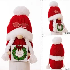 Weihnachtsmann-inspirierte Gnomenpuppe – Bezaubernde Weihnachtsdekoration