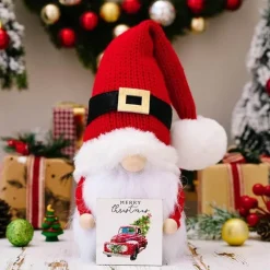 Weihnachtsmann-inspirierte Gnomenpuppe – Bezaubernde Weihnachtsdekoration