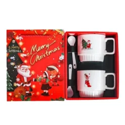 Weihnachtsmann-Keramiktassen-Set – das perfekte Weihnachtsgeschenk für festliche Feiern
