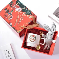 Weihnachtsmann-Keramiktassen-Set – das perfekte Weihnachtsgeschenk für festliche Feiern