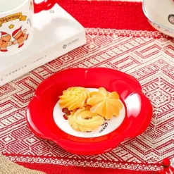 Weihnachtsmann-Teeservice aus Keramik mit festlichem Kaffeetassenlöffel