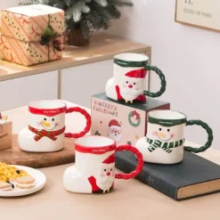 Weihnachtsmann-Weihnachtstasse – Festliches Keramik-Kaffeetassen-Geschenk