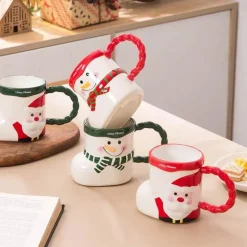 Weihnachtsmann-Weihnachtstasse – Festliches Keramik-Kaffeetassen-Geschenk