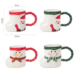 Weihnachtsmann-Weihnachtstasse – Festliches Keramik-Kaffeetassen-Geschenk