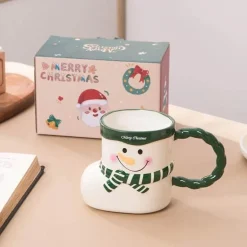 Weihnachtsmann-Weihnachtstasse – Festliches Keramik-Kaffeetassen-Geschenk