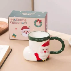 Weihnachtsmann-Weihnachtstasse – Festliches Keramik-Kaffeetassen-Geschenk