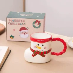 Weihnachtsmann-Weihnachtstasse – Festliches Keramik-Kaffeetassen-Geschenk
