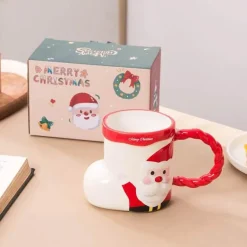 Weihnachtsmann-Weihnachtstasse – Festliches Keramik-Kaffeetassen-Geschenk