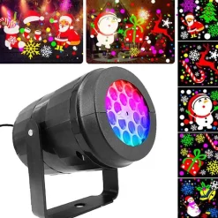 Weihnachts-Schneeflocken-Projektorlicht – Festliche Weihnachtsdekoration