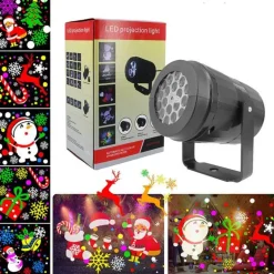 Weihnachts-Schneeflocken-Projektorlicht – Festliche Weihnachtsdekoration