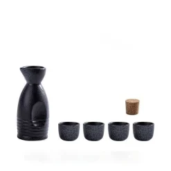 Wein- und Sake-Set aus Keramik mit Heizung – Elegantes Servierset