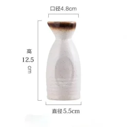 Wein- und Sake-Set aus Keramik mit Heizung – Elegantes Servierset