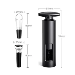 Weinöffner-Set, Korkenzieher und Ausgießer-Set für mühelosen Weingenuss