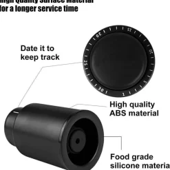 Weinflaschenverschluss – wiederverwendbarer Vakuum-Weinkonservierer
