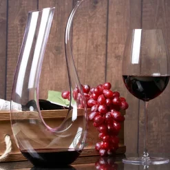 Weinkaraffe aus Kristallglas – handgefertigtes, einzigartiges Barzubehör