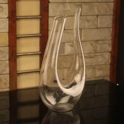 Weinkaraffe aus Kristallglas – handgefertigtes, einzigartiges Barzubehör