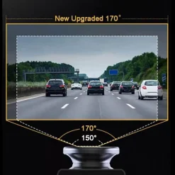 Weitwinkel-Dashcam mit Nachtsicht – Fahrassistenzkamera