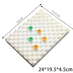 Wellenförmige Kuchenschaummatte für selbstgemachte Zuckerblumen – unverzichtbares Gebäckwerkzeug für Bäcker