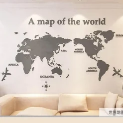 Weltkarten-Aufkleber – Globe Vision Reiseaufkleber