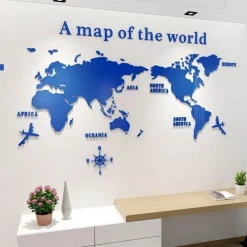 Weltkarten-Aufkleber – Globe Vision Reiseaufkleber