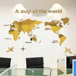 Weltkarten-Aufkleber – Globe Vision Reiseaufkleber
