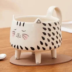 Whisker Mew Cat Tasse - Süße Tasse für Katzenliebhaber