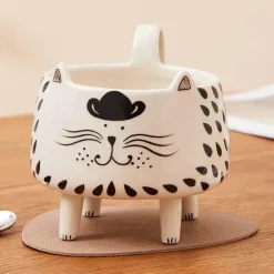 Whisker Mew Cat Tasse - Süße Tasse für Katzenliebhaber