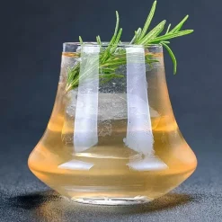 Whiskybecher aus Kristallglas – Spirituosenbecher aus Glas mit dickem Boden