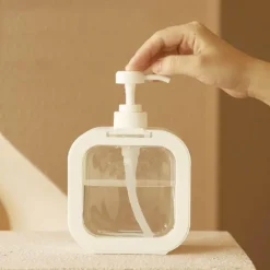 White Soap Dispenser - Modern Bathroom Accessory