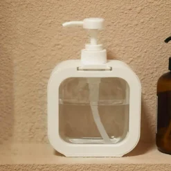 White Soap Dispenser - Modern Bathroom Accessory