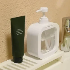 White Soap Dispenser - Modern Bathroom Accessory