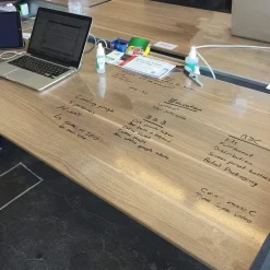 Whiteboard – Transparente, trocken abwischbare Tafel für das Homeoffice